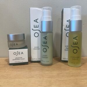 OSea Trio - Ocean Cleanser, Undaria Algae Body Oil, advanced Protection Cream